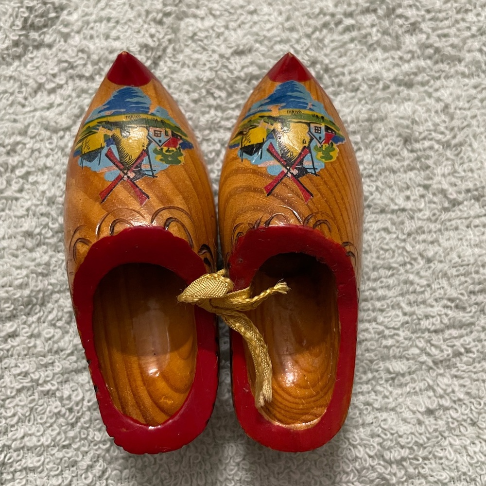 Vintage Holland Wooden Shoe / Handmade